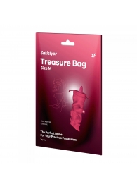 Розовый мешочек для хранения игрушек Treasure Bag M - Satisfyer - купить с доставкой в Иваново