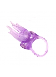 Фиолетовое эрекционное кольцо с усиками - Сима-Ленд - в Иваново купить с доставкой