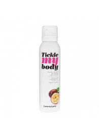 Массажная хрустящая пенка Tickle my body с ароматом маракуйи - 150 мл. - Love to Love - купить с доставкой в Иваново