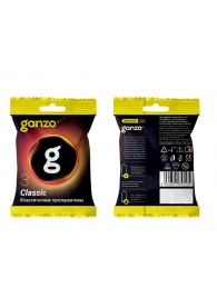 Классические презервативы Ganzo Classic в мягкой упаковке - 3 шт. - Ganzo - купить с доставкой в Иваново