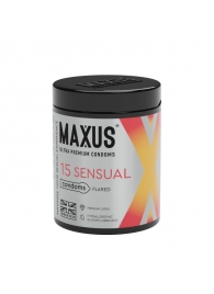 Анатомические презервативы MAXUS Sensual - 15 шт. - Maxus - купить с доставкой в Иваново