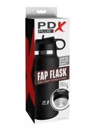 Черный мастурбатор в виде бутылки Fap Flask - Pipedream - в Иваново купить с доставкой