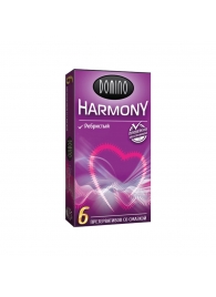 Презервативы с рёбрышками Domino Harmony - 6 шт. - Domino - купить с доставкой в Иваново