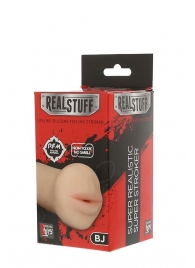 Нежный мастурбатор-ротик REALSTUFF 5INCH MASTURBATOR BJ - Dream Toys - в Иваново купить с доставкой