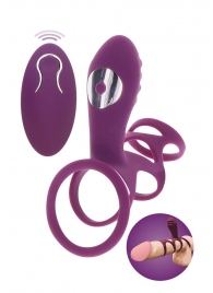Фиолетовая эрекционная вибронасадка Halo Halo C-Ring Sleeve - Toy Joy - в Иваново купить с доставкой
