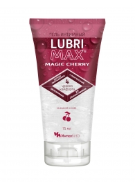 Интимный гель-смазка на водной основе Lubrimax Magic Cherry - 75 мл. - ИнтелБИО - купить с доставкой в Иваново