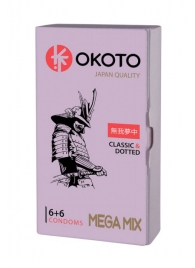 Презервативы OKOTO Mega Mix - 12 шт. - Sitabella - купить с доставкой в Иваново