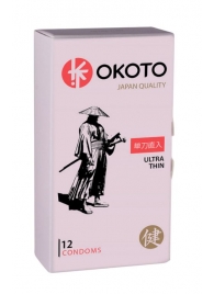 Тонкие презервативы OKOTO Ultra Thin - 12 шт. - Sitabella - купить с доставкой в Иваново