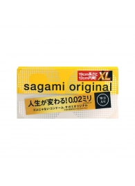 Презервативы увеличенного размера Sagami Original 0.02 XL-size - 12 шт. - Sagami - купить с доставкой в Иваново