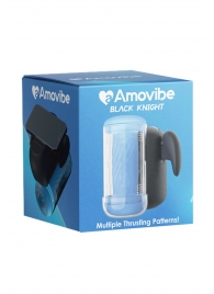 Инновационный робот-мастурбатор Black Knight с функцией пенетрации - Amovibe - в Иваново купить с доставкой