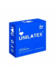 Классические презервативы Unilatex Natural Plain - 3 шт. - Unilatex - купить с доставкой в Иваново