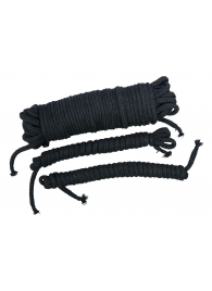 Чёрные хлопковые верёвки для бондажа - Orion - купить с доставкой в Иваново