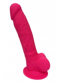 Розовый фаллоимитатор Dildo With Balls 7Inch - 17,7 см. - Dream Toys