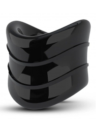 Черное эрекционное кольцо на мошонку Beef Ball Stretcher Snug X Long - Blush Novelties - в Иваново купить с доставкой