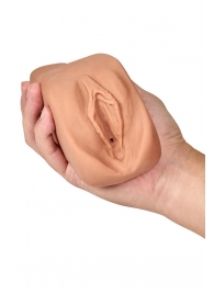 Маструбатор-вагина с вибрацией Soft   Wet Renata Realistic Tan Masturbator - Blush Novelties - в Иваново купить с доставкой