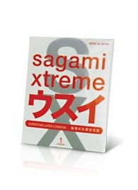 Ультратонкий презерватив Sagami Xtreme SUPERTHIN - 1 шт. - Sagami - купить с доставкой в Иваново