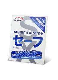 Презерватив Sagami Xtreme Ultrasafe с двойным количеством смазки - 1 шт. - Sagami - купить с доставкой в Иваново