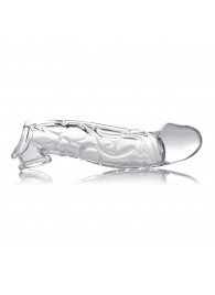 Прозрачная насадка для увеличения члена 2 Inch Clear Extender Sleeve - XR Brands - в Иваново купить с доставкой