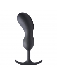 Черный массажер простаты с утяжелителями Premium Silicone Weighted Prostate Plug XL - 20,8 см. - XR Brands - в Иваново купить с доставкой