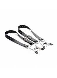 Ремни с зажимами для половых губ Spread Labia Spreader Straps with Clamps - XR Brands - купить с доставкой в Иваново