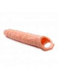 Телесная насадка-удлинитель 3 Inch Extender Sleeve - 27,3 см. - XR Brands - в Иваново купить с доставкой