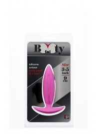 Малая розовая анальная пробка BOOTYFUL ANAL PLUG XTRA SMALL PINK - 9 см. - Dream Toys