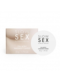 Массажная свеча для всего тела Slow Sex - 50 гр. - Bijoux Indiscrets - купить с доставкой в Иваново