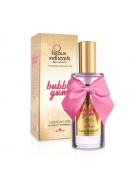 Разогревающее массажное масло Light My Fire Bubble Gum с ароматом бабл-гам - 100 мл. - Bijoux Indiscrets - купить с доставкой в Иваново