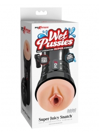 Мастурбатор-вагина в колбе Super Juicy Snatch - Pipedream - в Иваново купить с доставкой