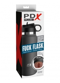 Смуглый мастурбатор-вагина в корпусе-бутылке F*ck Flask - Pipedream - в Иваново купить с доставкой