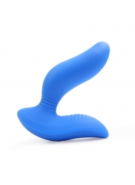 Синий вибромассажер простаты 3,5’’ Curve P-spot Massager - 12 см. - Erokay - в Иваново купить с доставкой