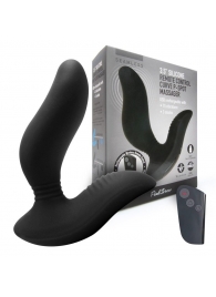 Черный вибромассажер простаты 3,5’’ Remote Control Curve P-spot Massager - 12 см. - Erokay - в Иваново купить с доставкой