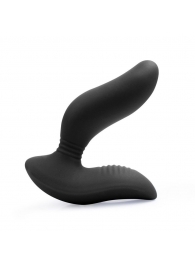 Черный вибромассажер простаты 3,5’’ Curve P-spot Massager - 12 см. - Erokay - в Иваново купить с доставкой