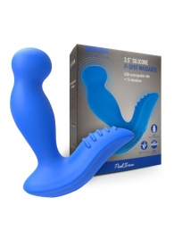 Синий вибромассажер простаты 3,5’’ P-spot Massager - 12,5 см. - Erokay - в Иваново купить с доставкой
