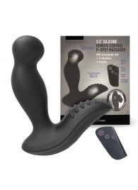 Черный вибромассажер простаты 3,5’’ Remote Control P-spot Massager - 12,5 см. - Erokay - в Иваново купить с доставкой