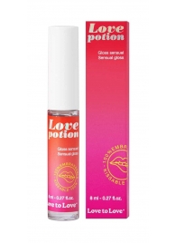 Возбуждающий блеск для губ Love Potion - 8 мл. - Love to Love - купить с доставкой в Иваново