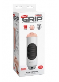 Мастурбатор-вагина Extreme Toyz Mega Grip Vibrating Stroker Mouth - Pipedream - в Иваново купить с доставкой