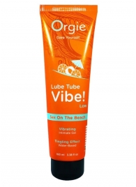 Гель с эффектом вибрации Lube Tube Vibe Low Sex On The Beach - 100 мл. - ORGIE - купить с доставкой в Иваново