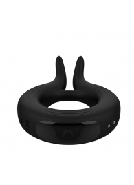 Черное эрекционное кольцо Marry Me Rechargeable Vibrating Cockring - Adrien Lastic - в Иваново купить с доставкой