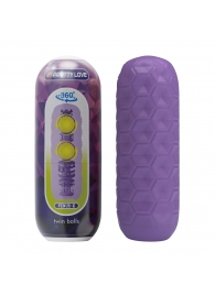 Фиолетовый мастурбатор Venus-X Twin balls - Baile - в Иваново купить с доставкой