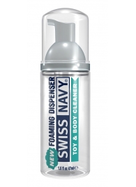 Очищающая пенка для игрушек и тела Toy   Body Cleaner Foamer - 47 мл. - Swiss navy - купить с доставкой в Иваново