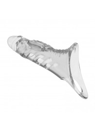 Прозрачная насадка на пенис - 22 см. - Baile - в Иваново купить с доставкой