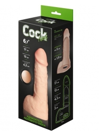 Телесный фаллоудлинитель с мошонкой Cock Next - 17 см. - LOVETOY (А-Полимер) - в Иваново купить с доставкой