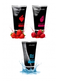 Набор из 3 лубрикантов JUJU (увлажняющий, клубника, малина) - JuJu - купить с доставкой в Иваново