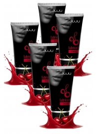 Набор из 5 съедобных лубрикантов JUJU со вкусом вишни - JuJu - купить с доставкой в Иваново