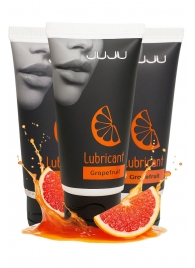 Набор из 3 съедобных лубрикантов JUJU со вкусом грейпфрута - JuJu - купить с доставкой в Иваново