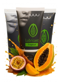Набор из 3 съедобных лубрикантов JUJU со вкусом тропических фруктов - JuJu - купить с доставкой в Иваново