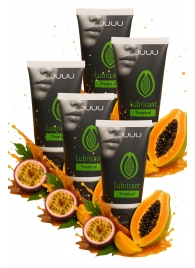 Набор из 5 съедобных лубрикантов JUJU со вкусом тропических фруктов - JuJu - купить с доставкой в Иваново