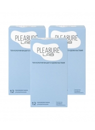 Набор из 3 упаковок ультратонких презервативов Pleasure Lab (по 12 шт.) - Pleasure Lab - купить с доставкой в Иваново Набор из 3 упаковок ультратонких презервативов Pleasure Lab (по 12 шт.) - Pleasure Lab - купить с доставкой в Иваново