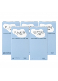 Набор из 5 упаковок ультратонких презервативов Pleasure Lab (по 12 шт.) - Pleasure Lab - купить с доставкой в Иваново Набор из 5 упаковок ультратонких презервативов Pleasure Lab (по 12 шт.) - Pleasure Lab - купить с доставкой в Иваново